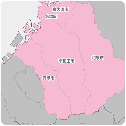 訪問エリア地図